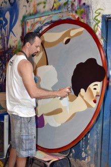 A Arte do Grafite encantando o Itabirito Folia 2018
