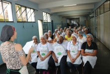 Cozinheiras das Escolas de Itabirito recebem capacitação do Programa “Mesa Brasil” do Sesc/MG