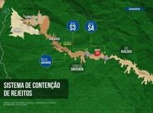 Samarco conclui obras do sistema de contenção de rejeitos
