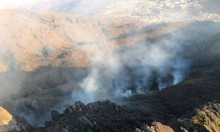 Incêndio destrói vegetação no Pico do Itacolomi