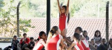 Em agosto, os alunos da Escola Municipal Guilherme Hallais França terão aulas de ginástica - Foto de Jordana Mapa