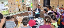 Ação Global marcou o final da gincana com alunos da cidade  - Foto de Mayra Michel