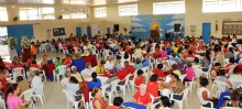 Almoço comemorativo reuniu mais de 300 idosos - Foto de Marina Leão