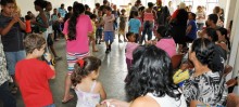 Iniciativa da Prefeitura de Itabirito, Cefet e entidades trouxe alegria para 700 crianças - Foto de Marina Leão