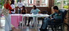 Associação dos Deficientes de Itabirito também participou da feira - Foto de Marina Leão