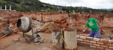 Unidade de saúde do bairro Santa Rita terá estrutura definitiva e deve ser entregue no início de 2012 - Foto de Marina Leão