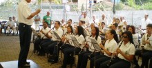 Corporação Musical Santa Cecília participa da última edição de 2011 do Domingo é Dia de Banda - Foto de Jordana Mapa