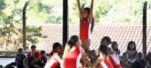 Apresentação de ginástica artística, feita pelos alunos da Prefeitura de Itabirito, promete encantar o público - Foto de Jordana Mapa