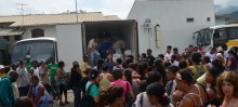 Secretaria de Desenvolvimento Social e Cidadania entrega cestas natalinas - Foto de Sílvio Lúcio