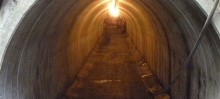 Túnel Bala: Visão geral da nova rede em Túnel Bala (bueiros de concreto tipo mini-túnel).