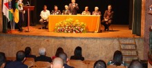 Cerimônia de comemoração dos cinco anos da Guarda Municipal de Ouro Preto. - Foto de Neno Vianna