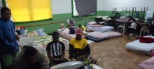 Solidariedade e voluntariado em prol das vitimas das chuvas - Foto de Eduardo Maia