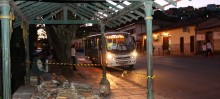 Ponto de ônibus que será revitalizado no bairro São Cristóvão - Foto de Neno Vianna