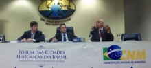 Prefeito José Leandro em Brasília sobre a criação da Associação Brasileira das Cidades Históricas