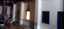 Residência pega fogo durante madrugada em Ouro Preto - Foto de Roberto Lourenço