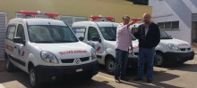 Mariana recebe mais três ambulâncias - Foto de Diogo Queiroga