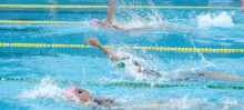 Com o apoio da Prefeitura, a nadadora disputou em sete modalidades - Foto de Divulgação