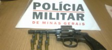 Arma de fogo é apreendida no bairro Cartucha em Mariana