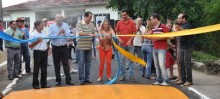 Prefeito entrega asfalto em Furquim e anuncia mais obras - Foto de Élcio Rocha