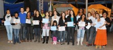 Alunos do Núcleo da Juventude receberam certificados durante a Semana da Juventude - Foto de Michelle Borges
