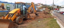 Obras de construção da Avenida José Farid Rahme