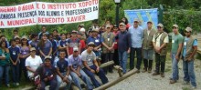 Alunos da Escola Municipal Benedito Xavier, de Glaura, visitaram a Fazenda Engenho D’Água - Foto de Neno Vianna