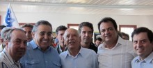 Lideranças mineiras e Celso Cota: Danilo de Castro, secretário de Estado de Governo de Minas Gerais; Alberto Pinto Coelho, vice governador do Estado de Minas Gerais; José Leandro, pré-candidato a prefeito por Ouro Preto; Celso Cota, pré-candidato a prefeitura de Mariana pelo PSDB, e o deputado federal Rodrigo de Castro.