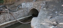 Obras no Córrego do Catete permitem reaproveitamento de sedimentos