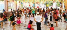 Crianças tiveram espaço garantido no carnaval de Itabirito - Foto de Sanderson Pereira