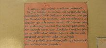 Trabalho desenvolvido pelos alunos da Escola Municipal de Mainart sobre a preservação ambiental
