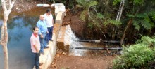 Técnicos do SAAE e da PMM vistoriam obras do sistema de água de Padre Viegas