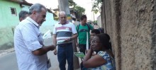 Alex, Wolney e Zé Maria fizeram caminhada no bairro Cardoso