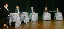 Candidatos a prefeito travaram debate no Auditório do IFMG - Foto de Fábio Seletti