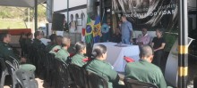 O prefeito Alex Salvador participou das comemorações dos 15 anos dos Bombeiros Municipais