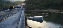 Jovem morre em acidente na ponte sobre o Rio Gualaxo