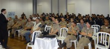 Promotor de Justiça ministra palestra para Guardas Municipais e Polícia Militar - Foto de Valério Freitas
