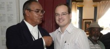 O deputado estadual eleito, Thiago Cota, acompanhou a eleição para presidente da Câmara