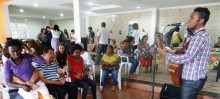 CAPS Mariana promove confraternização de Natal entre pacientes e funcionários - Foto de Kíria Ribeiro