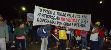 Cachoeira do Campo também realizou seu protesto