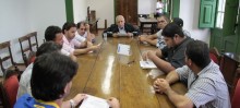 Reunião com os representantes de Cachoeira do Campo