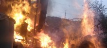 Materiais inflamáveis incendeiam e destroem casas em Itabirito - Foto de Adalberto Oliveira/ Site Minuto Mais