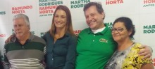 Lançamento da pré-candidatura de Martha Rodrigues (PTB) e Raimundo Horta (PMDB).