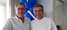 Alex Salvador e Wolney de Oliveira, novo candidato a vice - Foto de Eduardo Maia