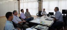 Encontro do Prefeito Alex Salvador com os técnicos da Codevasf no gabinete