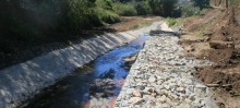 Obras no Córrego do Catete permitem reaproveitamento de sedimentos