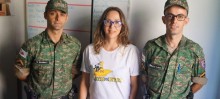 Programa de educação ambiental da Policia Militar de Meio Ambiente realiza doação de livros ao projeto ‘’Leia Mariana’’