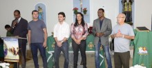 Solange comemora reinício de atividades no D. Bosco