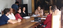 Reunião entre Deti, CAC e Casa do Professor para debater o novo formato do Escola Digital