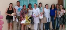 “Dia da Gestante” é realizado no Hospital São Vicente de Paulo com aula prática sobre cuidados com o bebê