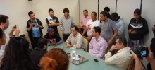 Prefeito se reúne com representantes do movimento estudantil - Foto de Diogo Queiroga